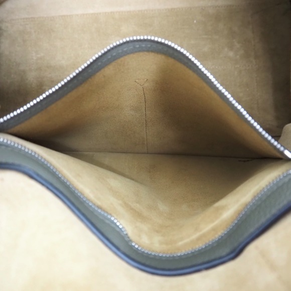 LOEWE Anagram Buckle Tote Bag Khaki Women's - Picture 9 of 10